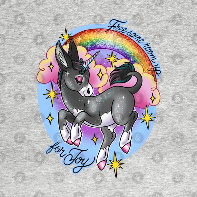 Sparkle Donkey special request by Luckyponytattoo